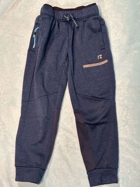 Russell Athletic Black and Blue Sweatshirt with Logo Tag